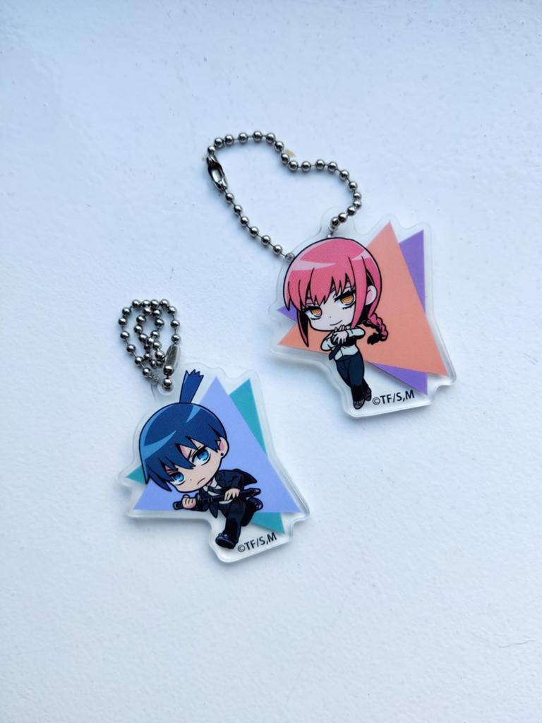 Chainsaw Man Makima & Aki keychains anime figure, Ophalen of Verzenden, Nieuw