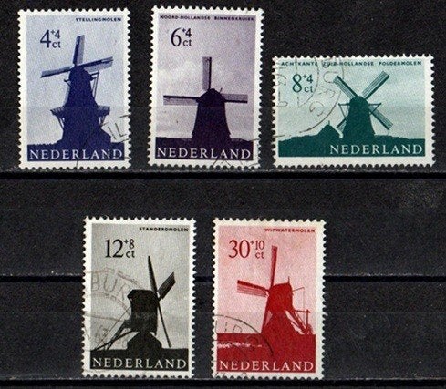Nederland nr. 786-790 Zomerzegels 1963 gestempeld, Postzegels en Munten, Postzegels | Nederland, Verzenden, Na 1940, Gestempeld