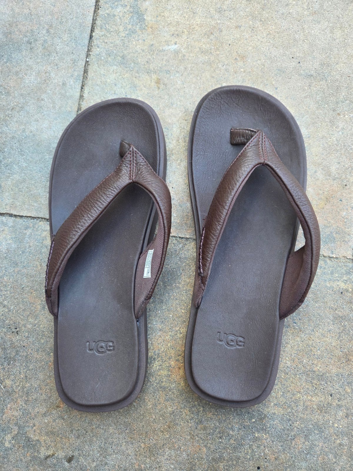 ugg Seaside II flip heren slippers, Ophalen, UGG, Bruin, Nieuw