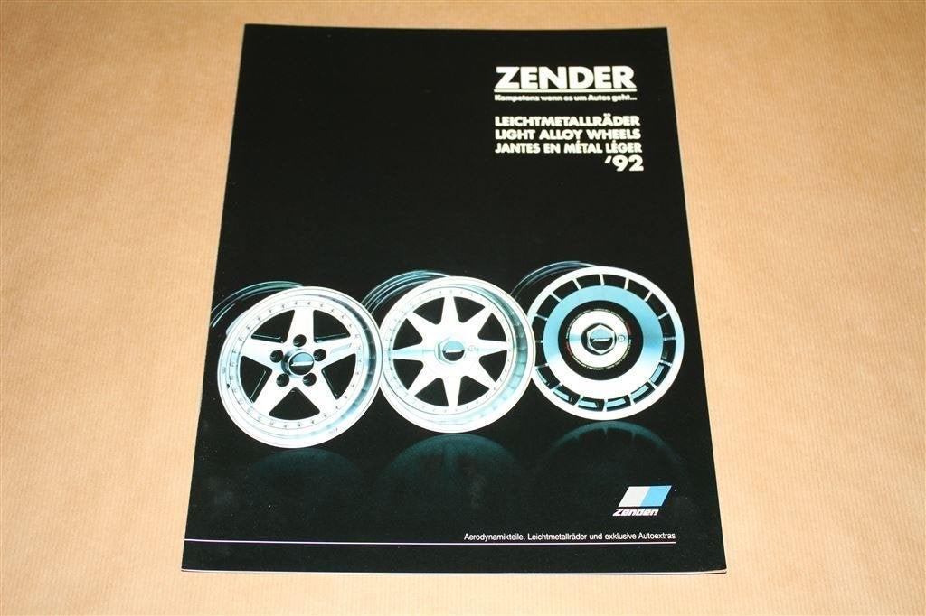 Reclame-uitgave Zender Lichtmetalen velgen 1992, Ophalen of Verzenden, Zo goed als nieuw, Overige merken