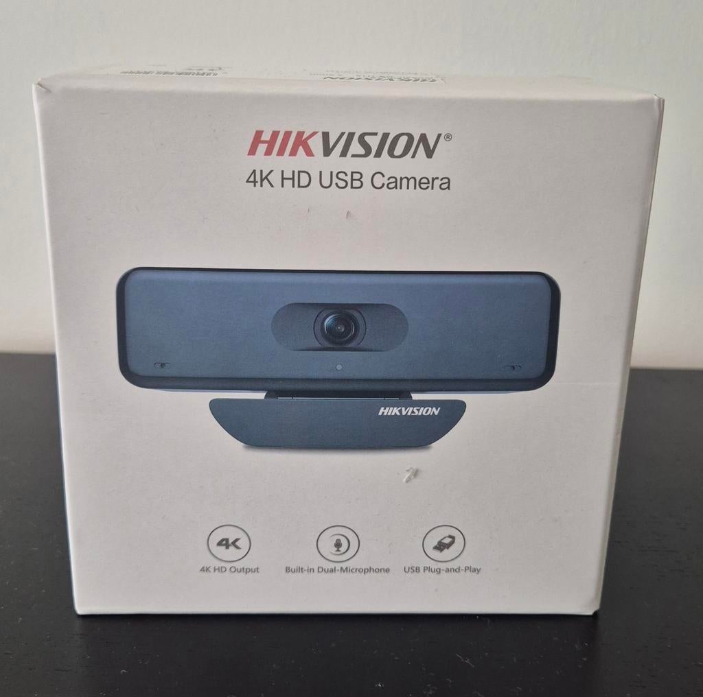 Hikvision DS-U18 4K USB Camera 3.6mm - Nieuw, Nieuw, Ophalen of Verzenden, Hikvision, Monitorclip