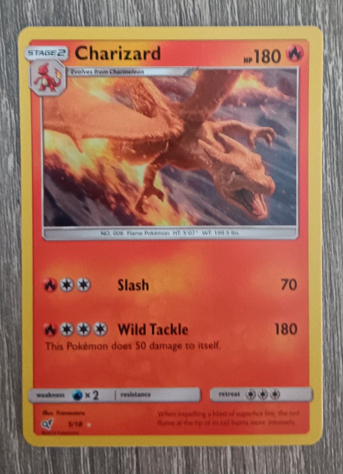 Charizard holo Detective Pikachu, Hobby en Vrije tijd, Verzamelkaartspellen | Pokémon, Ophalen of Verzenden, Zo goed als nieuw