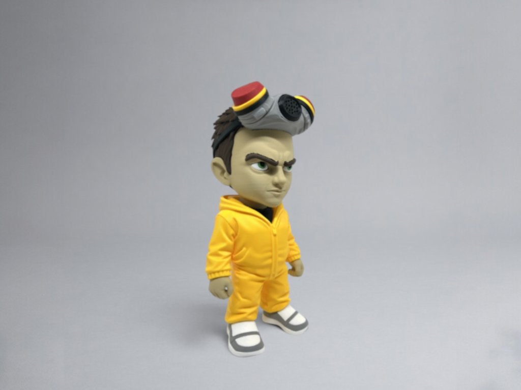 Jesse Pinkman Lab Suit – Breaking Bad Figurine – 30 cm, Ophalen of Verzenden, Nieuw, Mens
