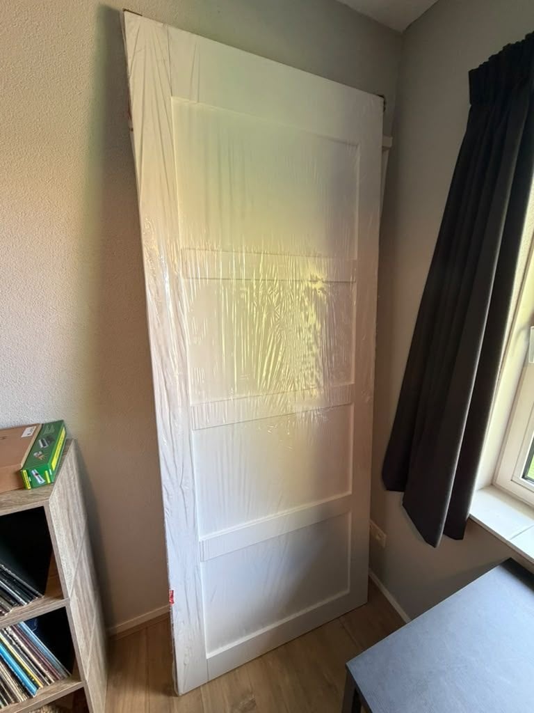 Witte paneeldeur 93x231,5cm - in originele verpakking, Ophalen, 80 tot 100 cm, 215 cm of meer, Binnendeur