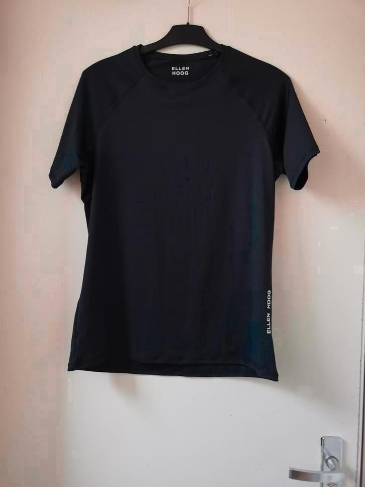 Ellen Hoog sportshirt zwart met korte mouw, maat XL, Kleding | Dames, Zwart, Ellen Hoog, Maat 46/48 (XL) of groter, Nieuw
