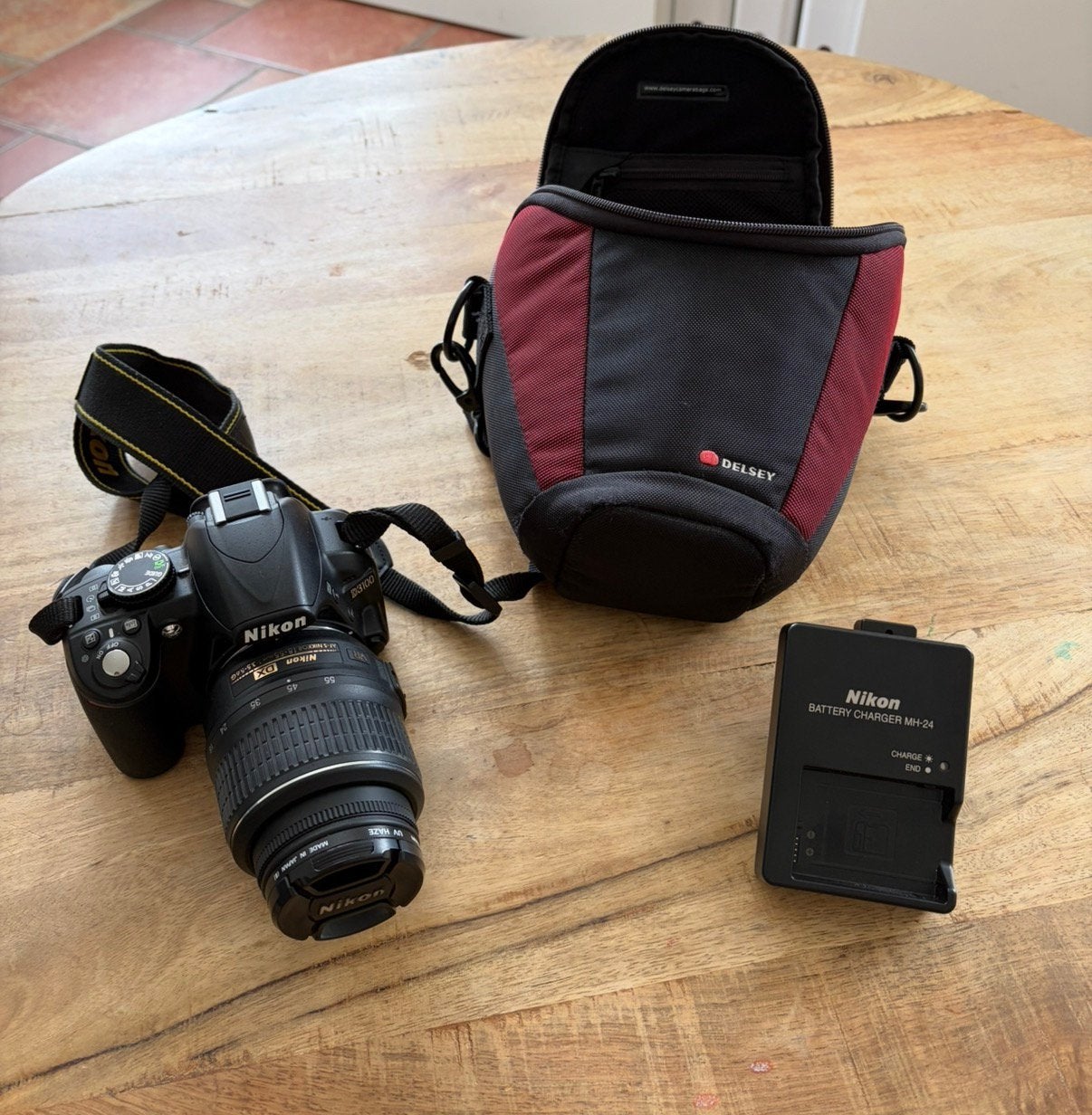 Nikon D3100 spiegelreflex camera, Ophalen, Geheugenkaart, Spiegelreflex, Zo goed als nieuw