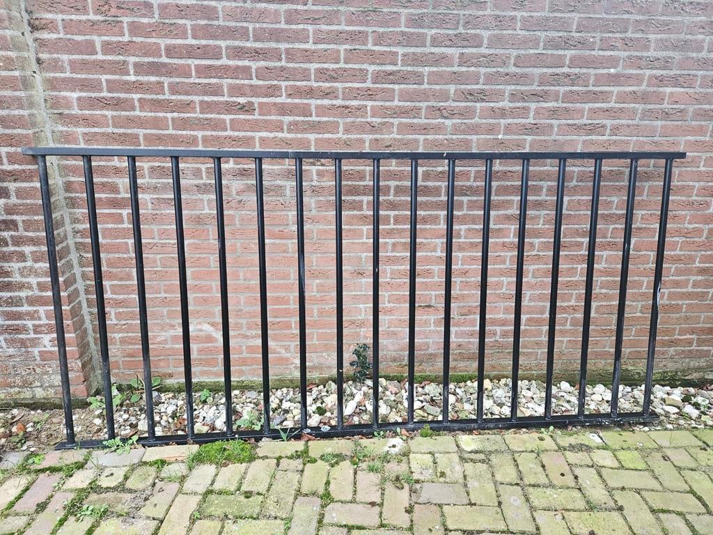 Zwart hekwerk 2.50 x 1.15 mtr, Ophalen, IJzer