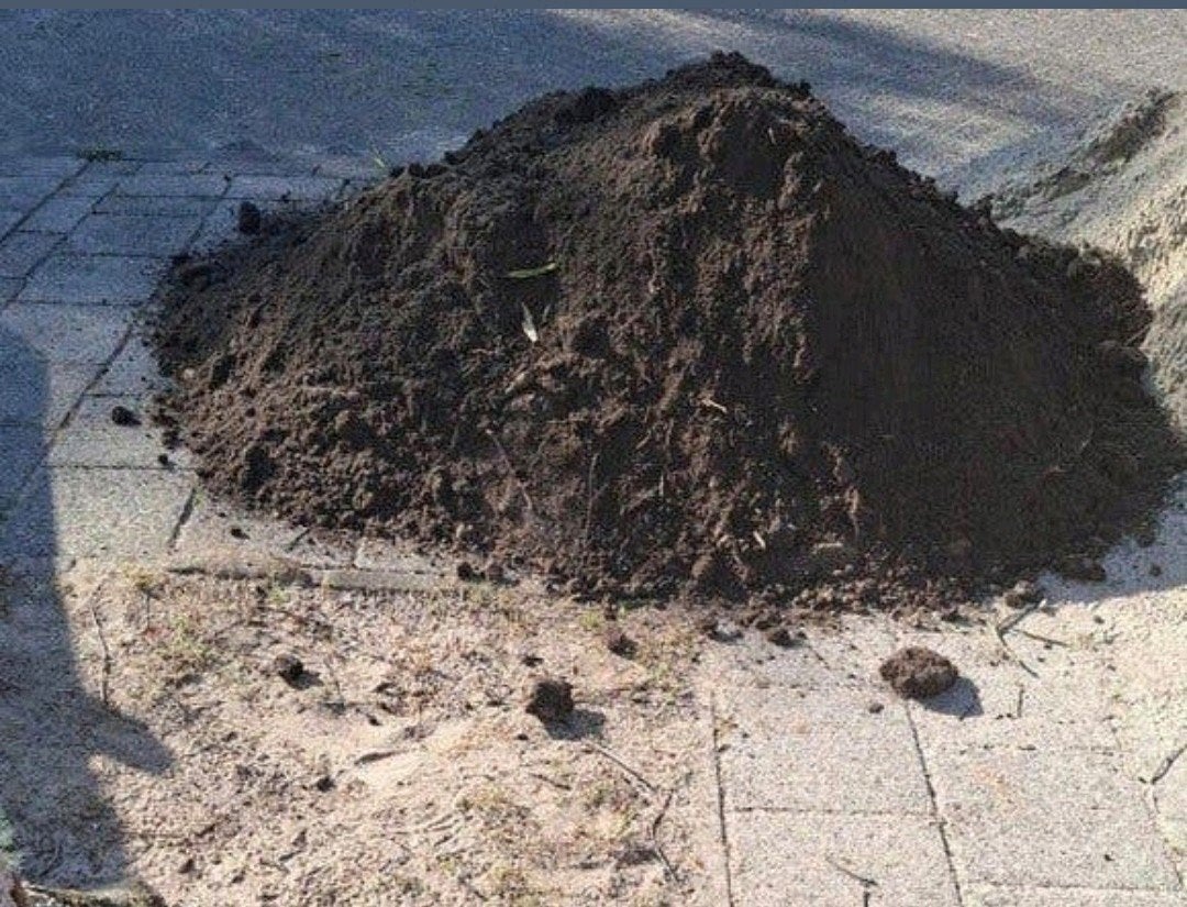 Zwart zand, Ophalen, Tuinaarde
