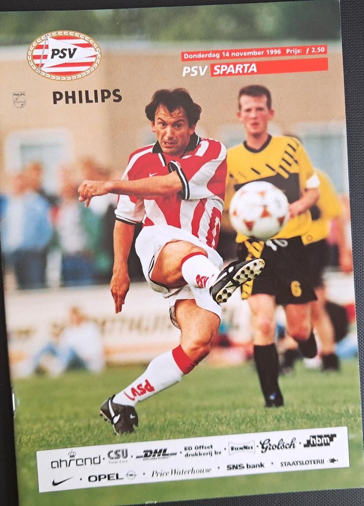 PSV - Sparta 1996/1997, Ophalen of Verzenden, Zo goed als nieuw, PSV, Boek of Tijdschrift