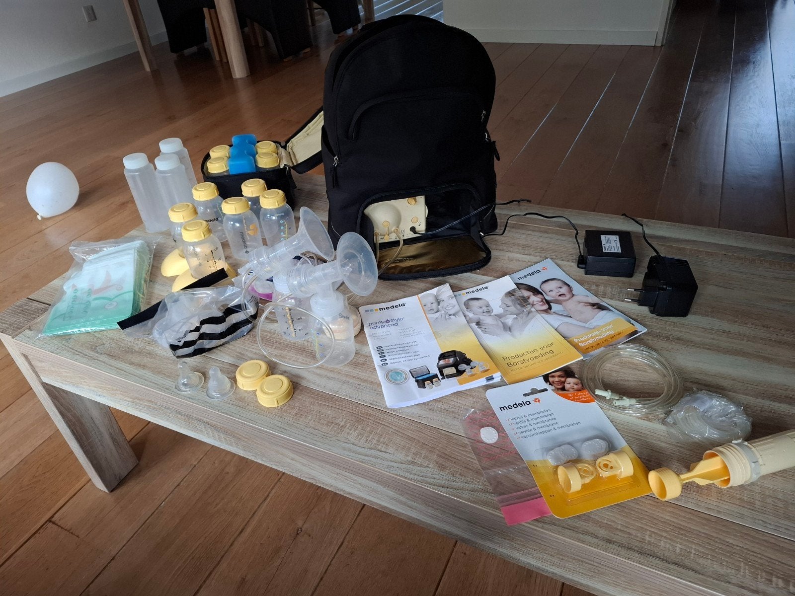 Medela Pump In Style Advanced dubbele borstkolf set, Ophalen of Verzenden, Zo goed als nieuw