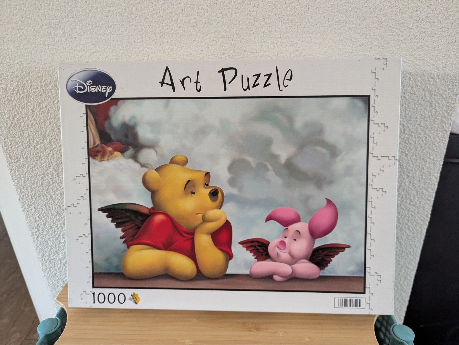 Disney Art Puzzle Winnie de Poeh & Knorretje - 1000 stukjes, Ophalen, 500 t/m 1500 stukjes, Zo goed als nieuw, Legpuzzel