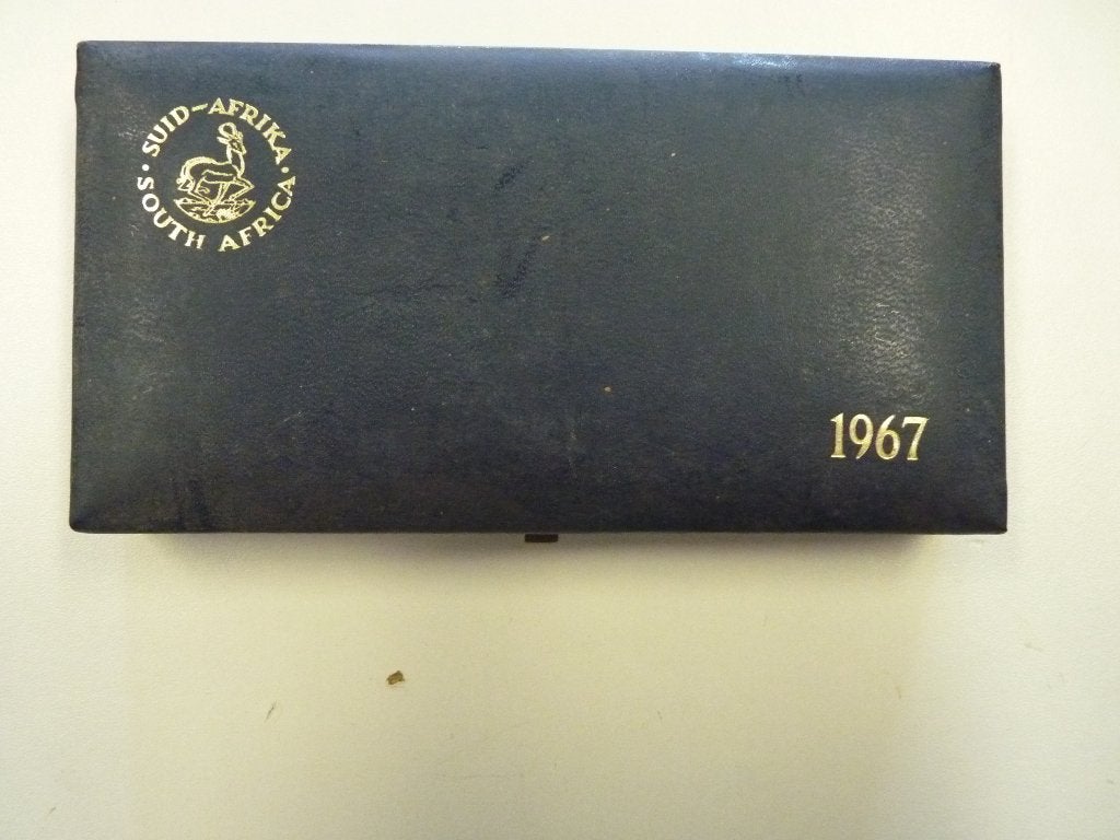 Muntset Zuid Afrika 1967, Postzegels en Munten, Ophalen of Verzenden, Zuid-Afrika, Setje, Zilver
