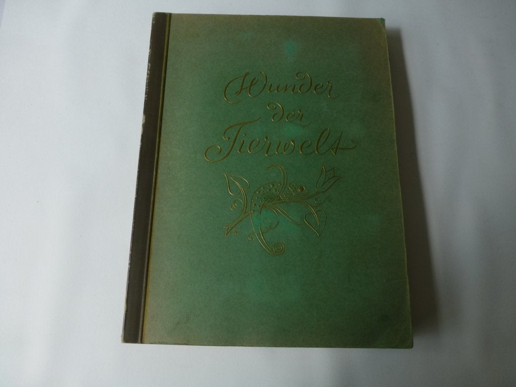 Plaatjesalbum Wonderen van de dierenwereld ( Groen) 1932, Boeken, Ophalen of Verzenden, Zo goed als nieuw, Plaatjesalbum