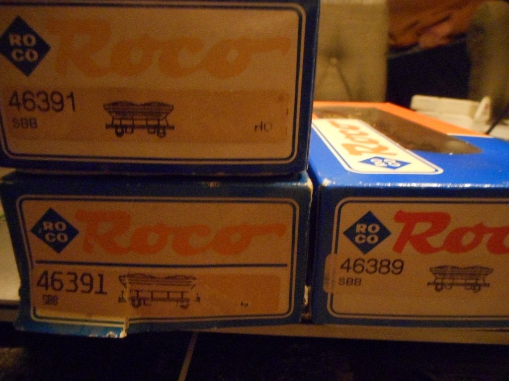 2 ROCO GRAAN SILO WAGONS VAN SBB-CFF, Gelijkstroom, Wagon, Ophalen of Verzenden, Zo goed als nieuw