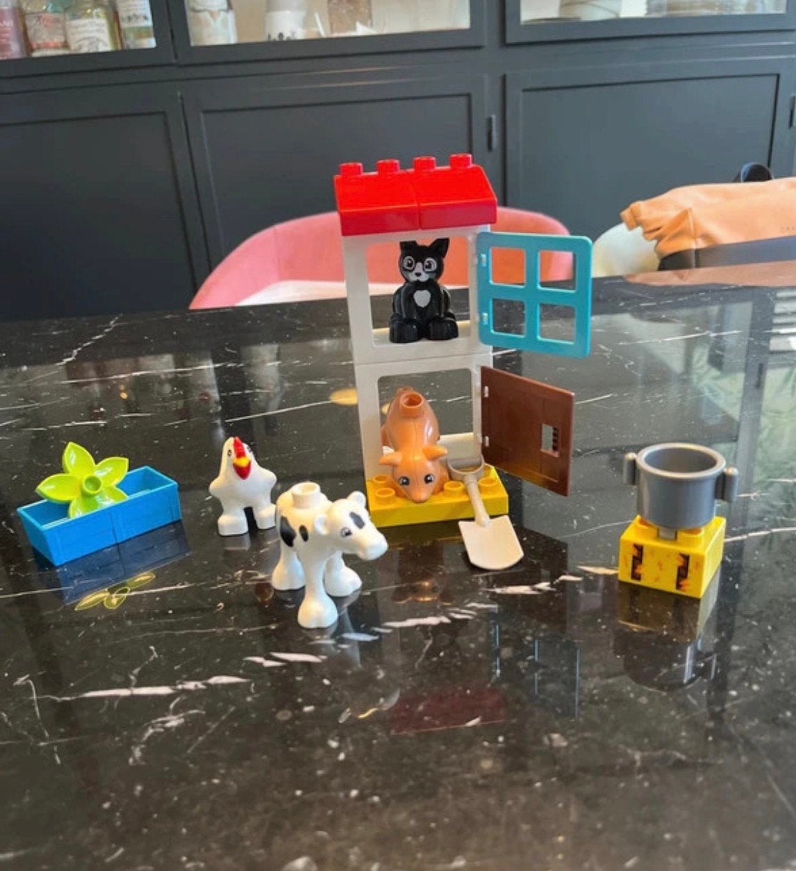 Lego Duplo boerderij, Kinderen en Baby's, Ophalen of Verzenden, Zo goed als nieuw, Duplo