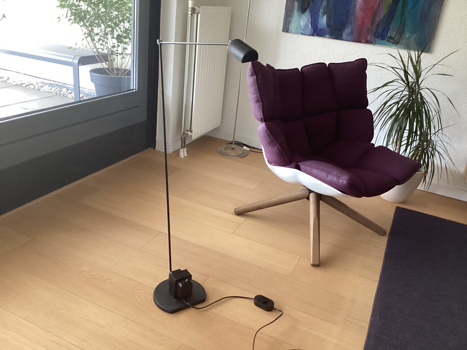Design vloerlamp Lumina Daphine zwart, Ophalen, Modern design, Overige fittingen, Zo goed als nieuw