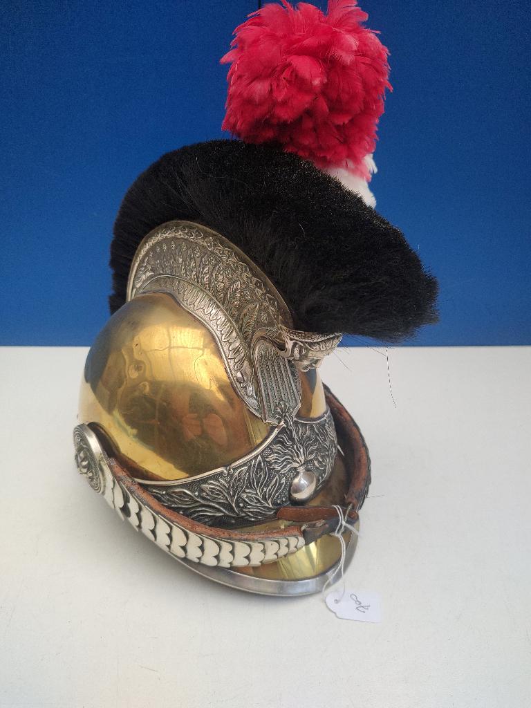 # 90 Franse Gendarme te voet helm mod 1912, Verzenden, Landmacht, Overige gebieden, Helm of Baret