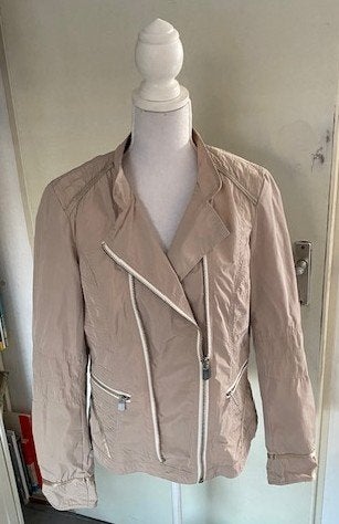 Mooie zandkleurige zomerjas van Reset, maat 42 (qwe), Beige, Maat 42/44 (L), Ophalen of Verzenden, Zo goed als nieuw