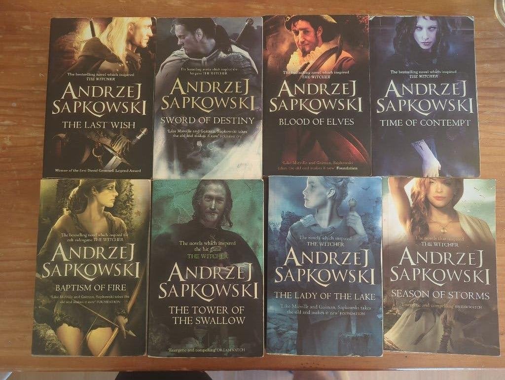The Witcher boekenreeks (engelstalig), Boeken, Ophalen, Gelezen, Andrzej Sapkowski