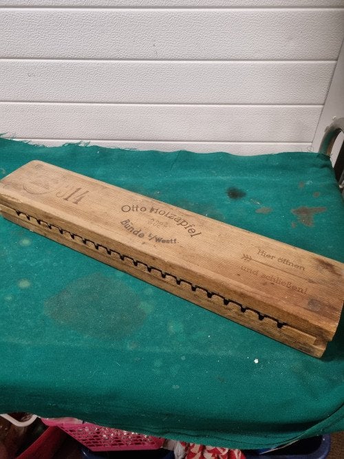 sigarenpers antiek houten otto holzapfel, Ophalen of Verzenden, 'T Olde Gre-j, Info@toldegrej.nl, Endepoelstraat 20f Didam
