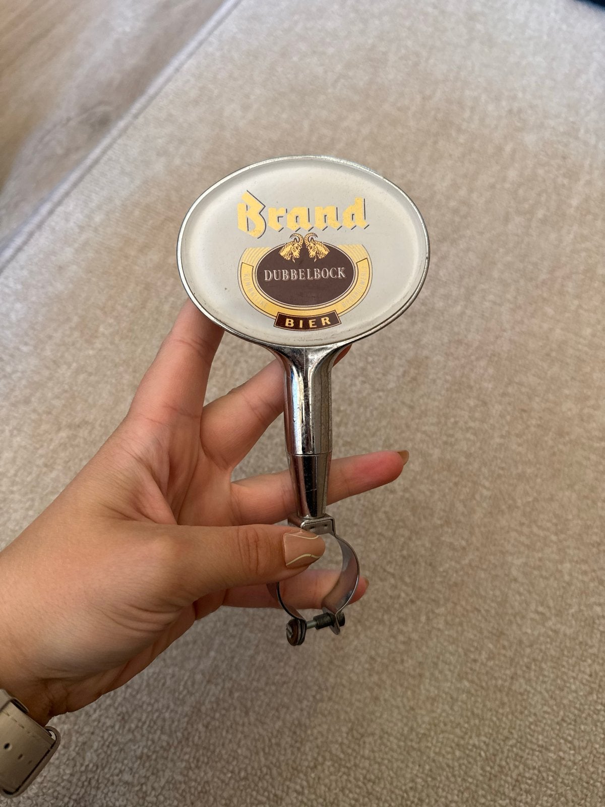 Brand Dubbelbock Bier tap handvat, Ophalen of Verzenden, Gebruikt, Brand