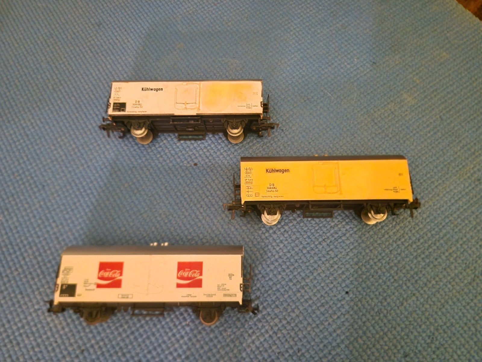 3  koelwagons, Overige merken, Gebruikt, Gelijkstroom, Wagon