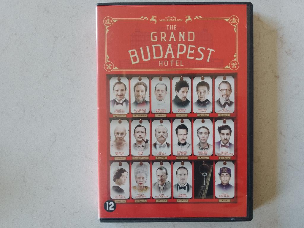 The grand Budapest hotel - Wes Anderson, Cd's en Dvd's, Vanaf 12 jaar, Ophalen of Verzenden, Zo goed als nieuw, Overige genres