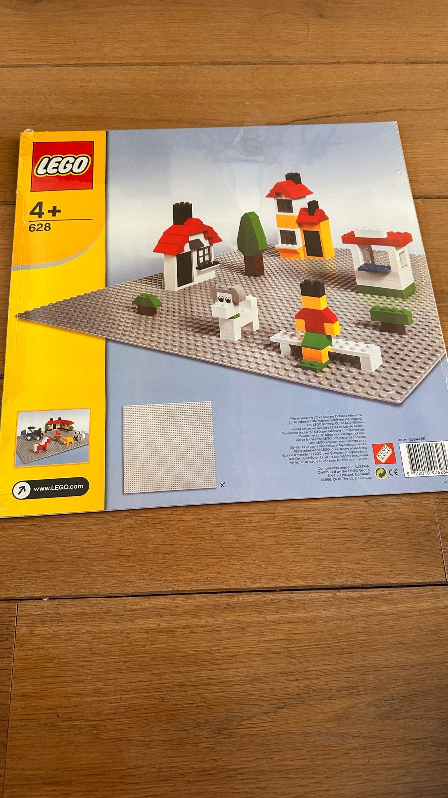 Lego Grondplaat Grijs 628 - Nieuw in Verpakking, Kinderen en Baby's, Speelgoed | Duplo en Lego, Lego, Nieuw, Ophalen of Verzenden