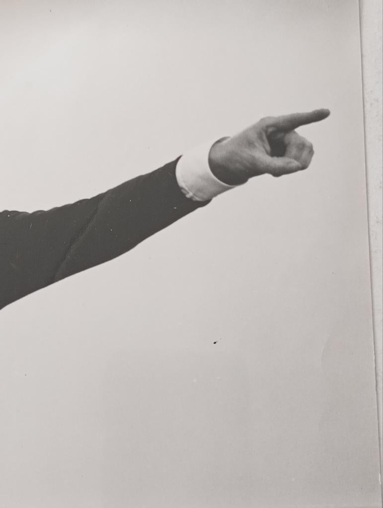 Henk Brusse foto Dirigent Jan Brussen jaren 60-70, Ophalen of Verzenden, Gebruikt