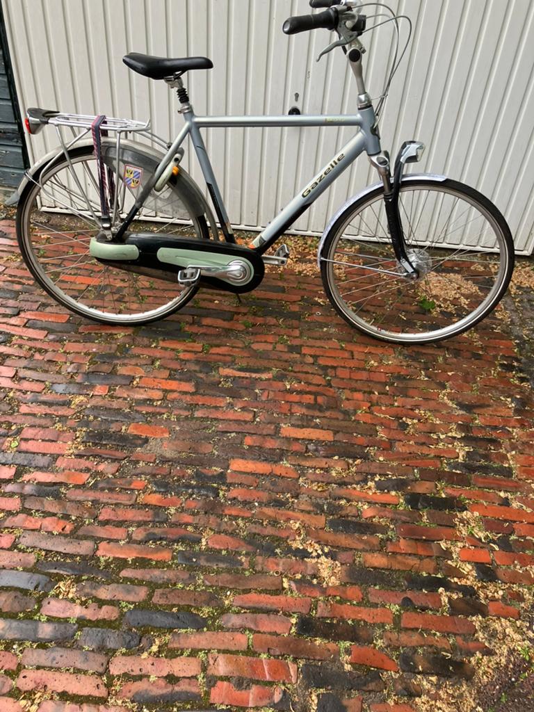 Nette gazelle orange herenfiets 28 inch, Fietsen en Brommers, Gebruikt, Versnellingen, Ophalen of Verzenden, 57 tot 61 cm