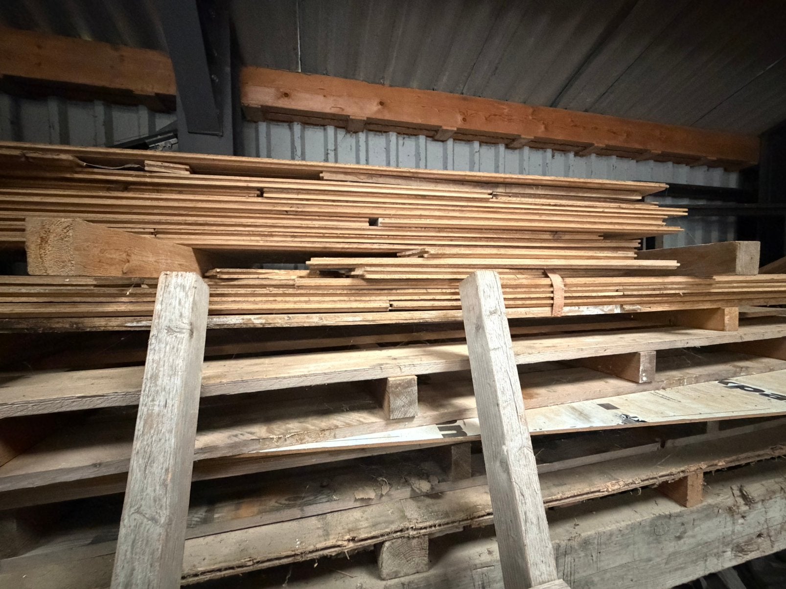 Eiken vloerdelen 2 verschillende werken breetes, Ophalen, Gebruikt, Minder dan 25 mm, Eiken