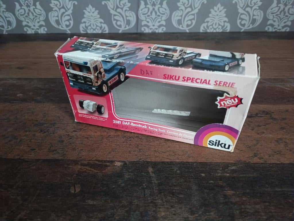 Lege Doos: Siku 2581: DAF 95/ Race Truck/1:55, Verzenden, Gebruikt, Auto