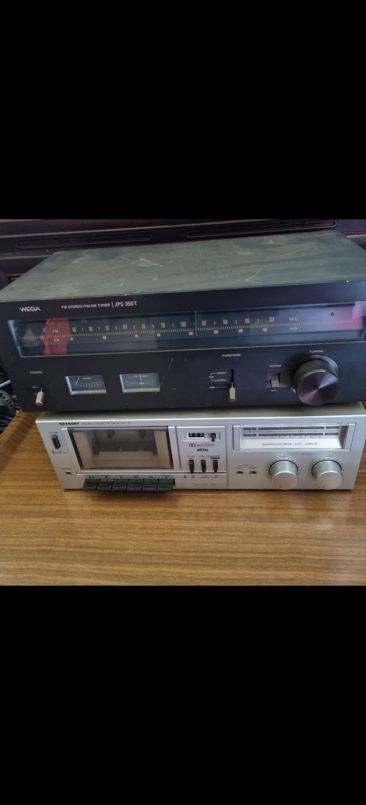 Vintage Wega JPS 350 T FM Stereo/FM-AM Tuner, Ophalen, Gebruikt, Analoog