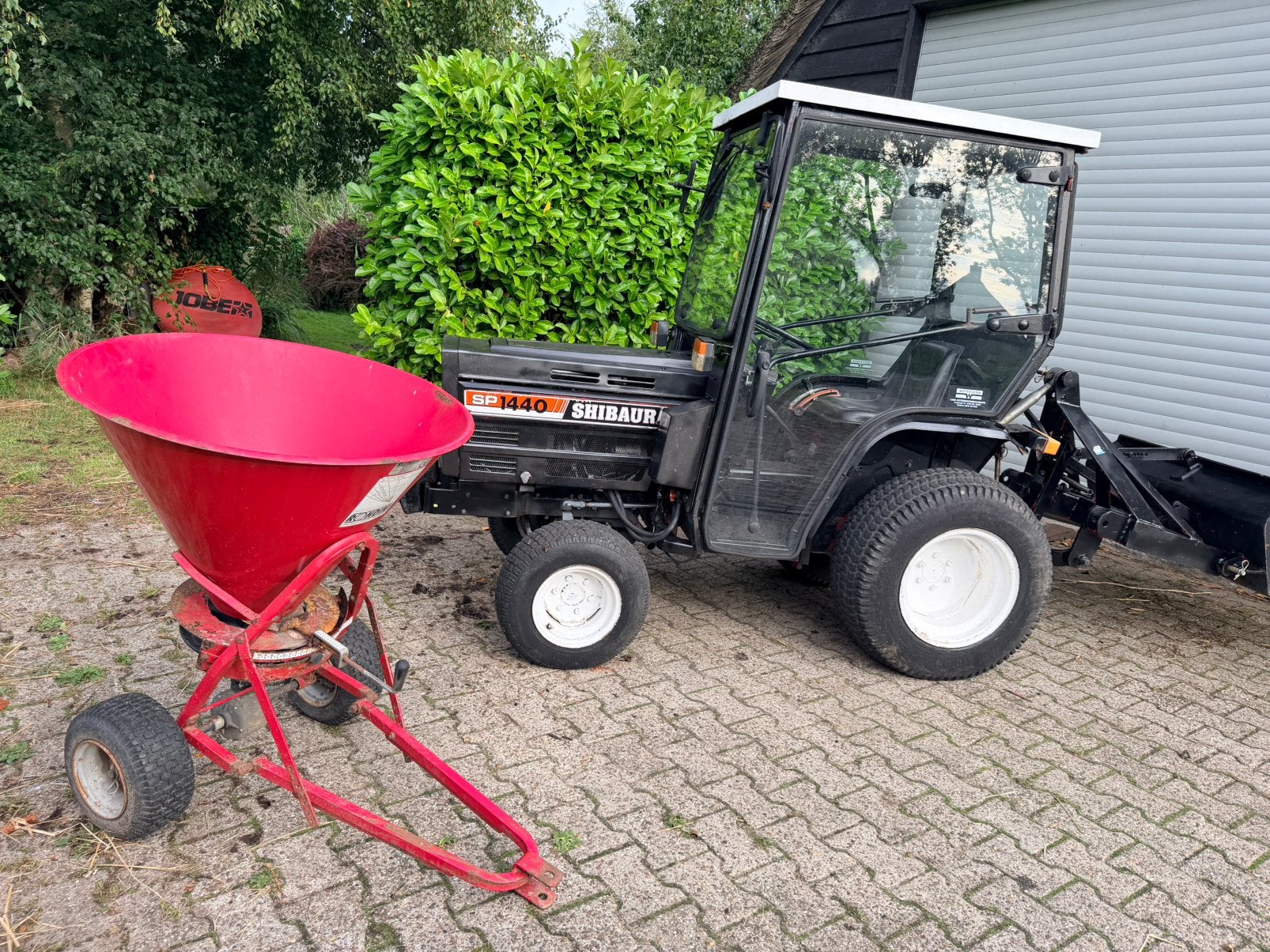 Shibaura sp 1440 mini trekker mini tractor met cabine heater, Ophalen, Gebruikt