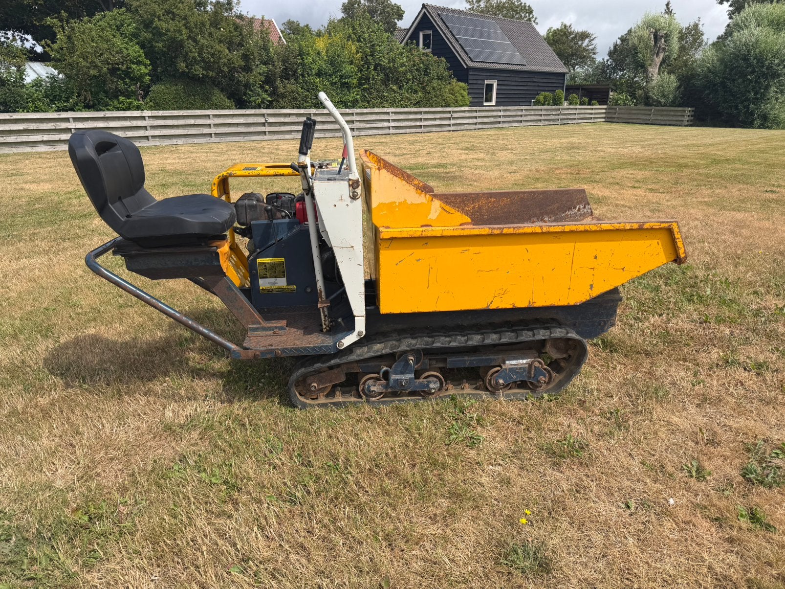 Yamaguchi WB07 rupsdumper, Ophalen, Gebruikt