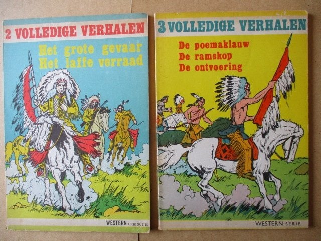 w0320 western serie 2x, Meerdere stripboeken, Ophalen, Gelezen