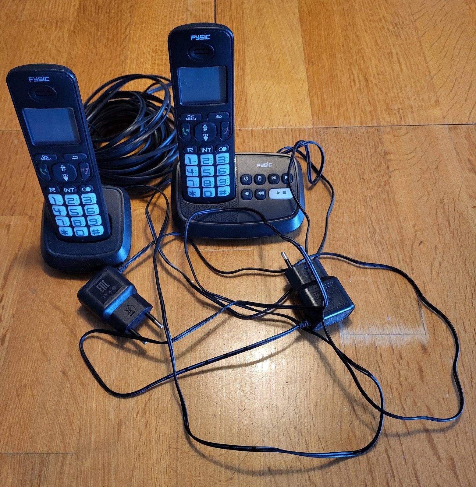 Senioren telefoon Fysic FX-5525, Ophalen of Verzenden, Gebruikt, 2 handsets