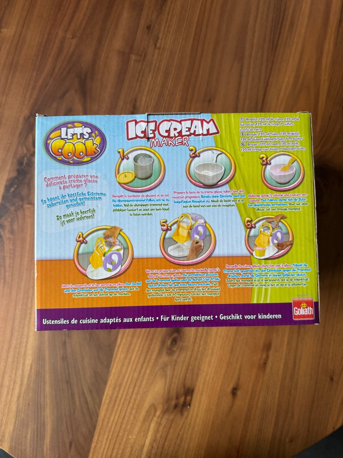 Let's Cook Ice Cream Maker - Maak zelf ijs!, Ophalen of Verzenden, Zo goed als nieuw