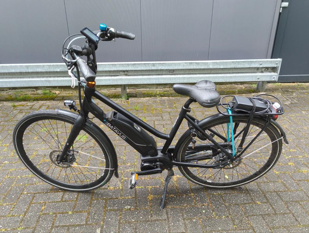 Nette Batavus Dinsdag e-bike met middenmotor (3960km), Ophalen of Verzenden, Zo goed als nieuw, Versnellingen