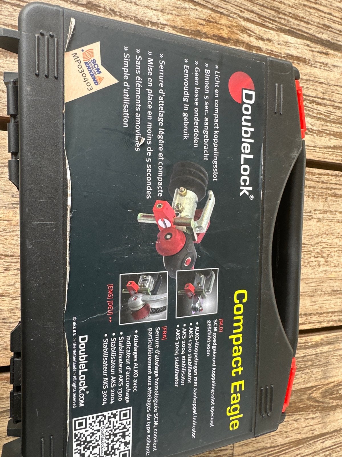 DoubleLock Compact Eagle Koppelinglot SCM Goedgekeurd, Auto diversen, Anti-diefstal, Zo goed als nieuw, Ophalen of Verzenden