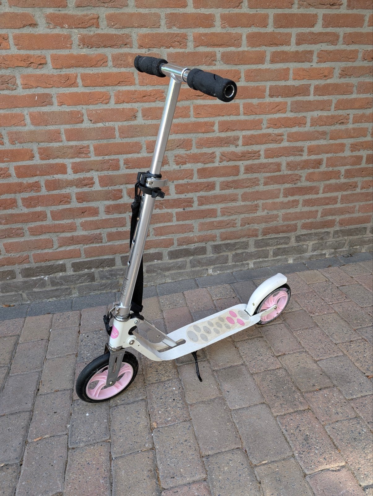 Hudora step wit/roze, Ophalen of Verzenden, Gebruikt, Gewone step, Hudora