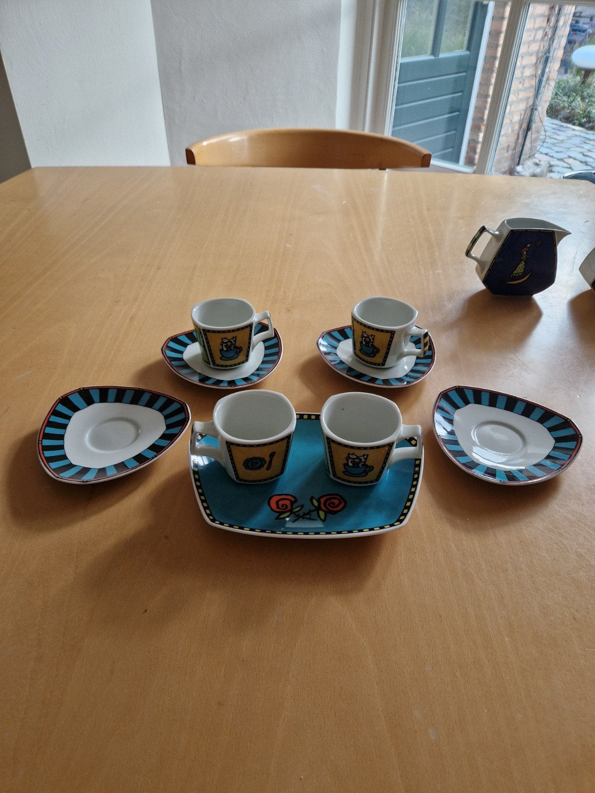 Rosenthal Studio-Line Flash "Love Story" espressoset met pla, Ophalen, Keramiek, Zo goed als nieuw, Modern
