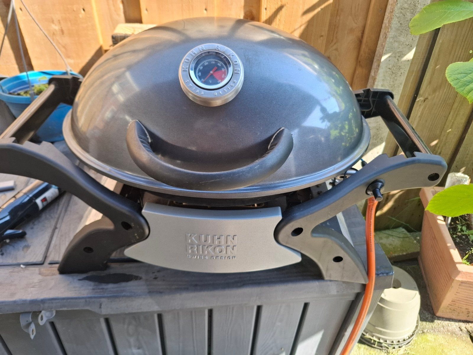 Kuhn Rikon Tafel BBQ met gasbusjes, Ophalen of Verzenden, Gebruikt, Kuhn Rikon