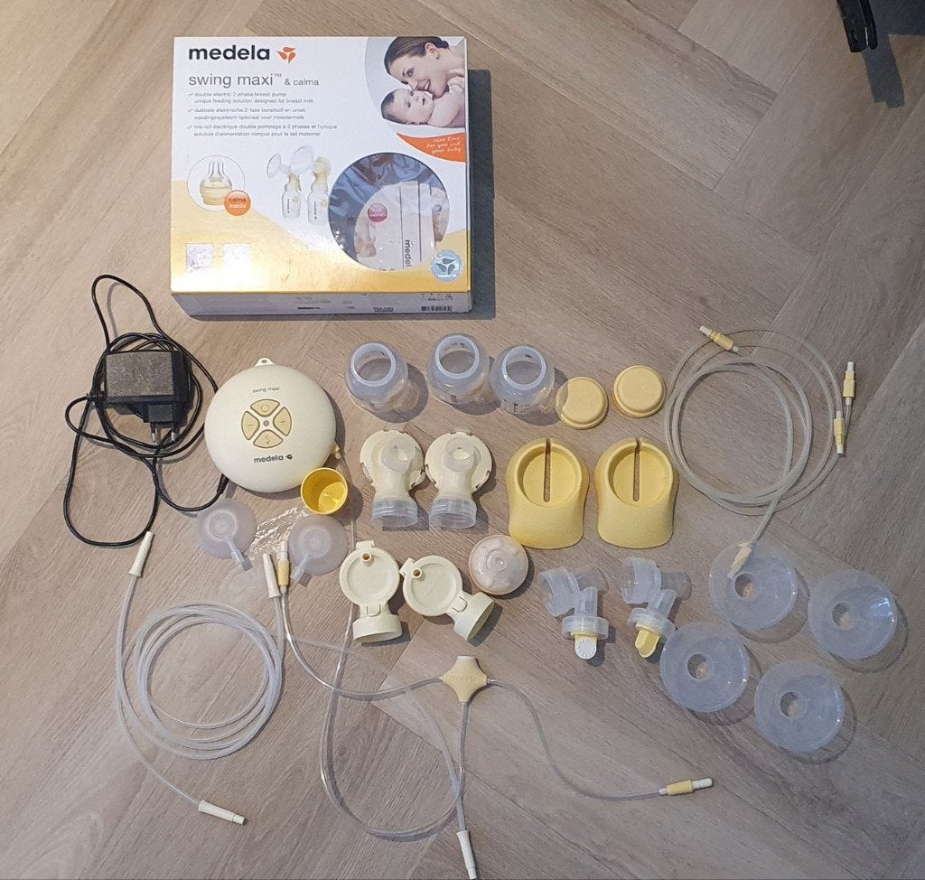 Medela Swing Maxi dubbele elektrische borstkolf, Medela, Borstkolf, Ophalen of Verzenden, Zo goed als nieuw