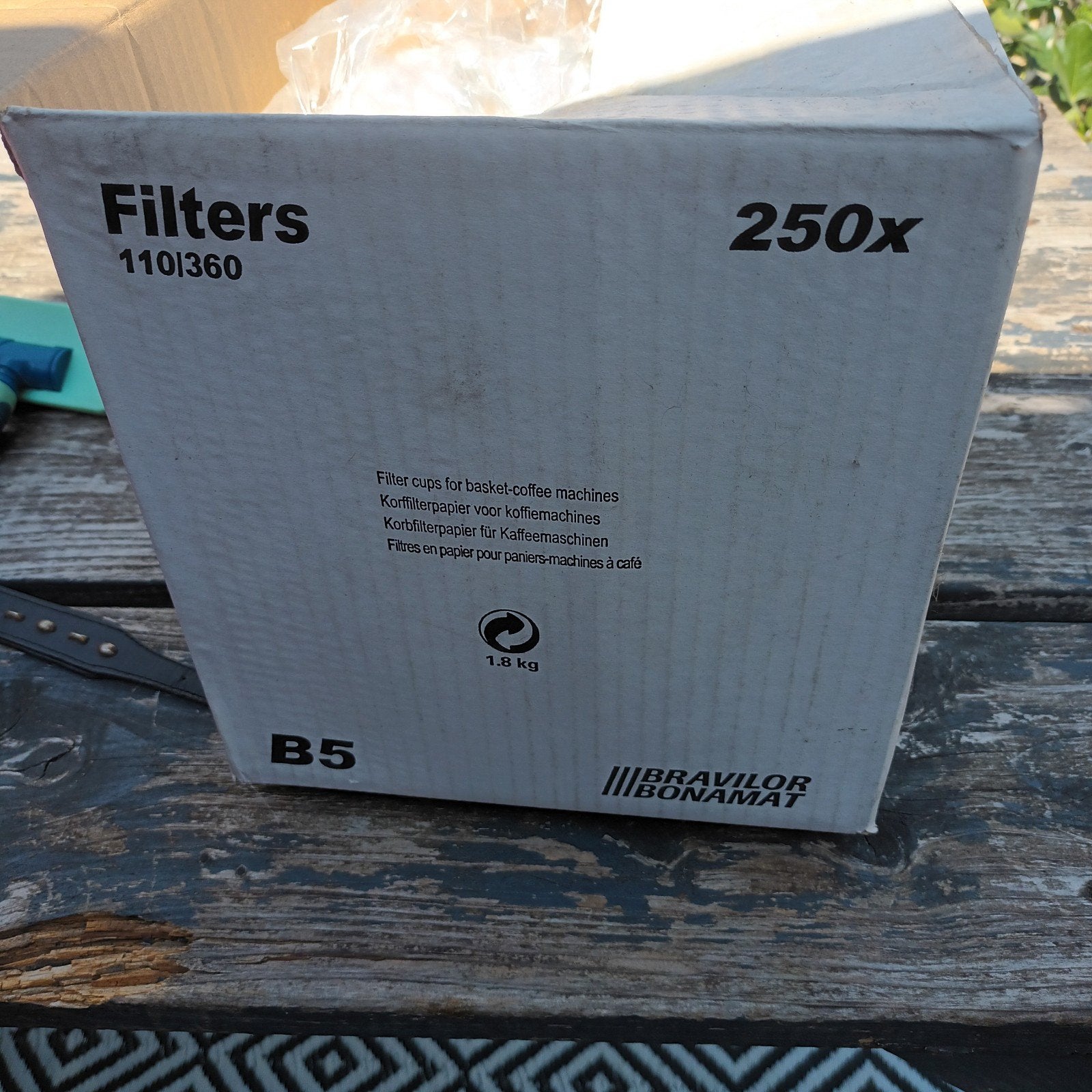 Bravilor Bonamat Koffiefilters 110/360 - 250 stuks, Ophalen of Verzenden, Zo goed als nieuw, Bravilor, Overige typen