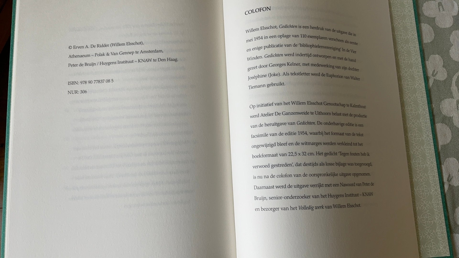 Foto 4 van Willem Elsschot – Gedichten (facsimile-uitgave)