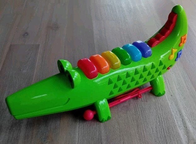 Fisher Price xylofoon krokodil, Ophalen of Verzenden, Zo goed als nieuw, Met licht