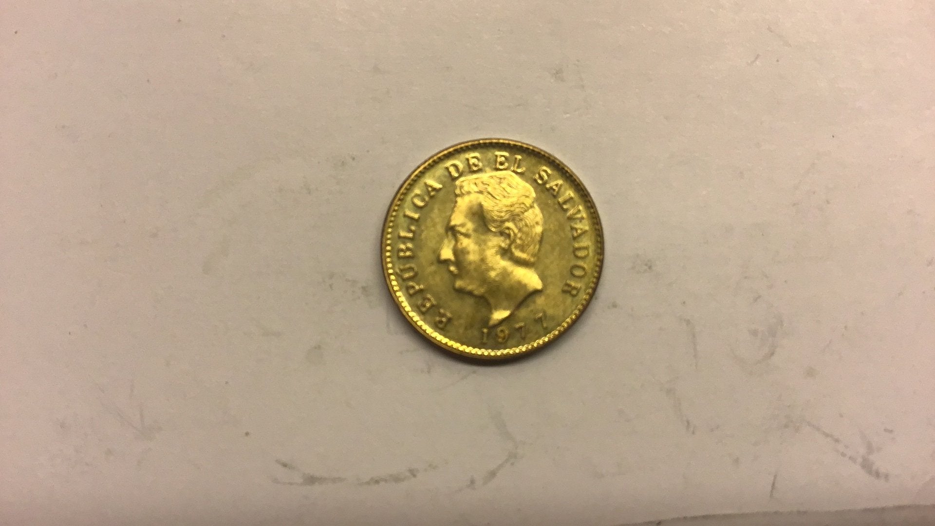 El Salvador 1 centavo 1977., Ophalen of Verzenden