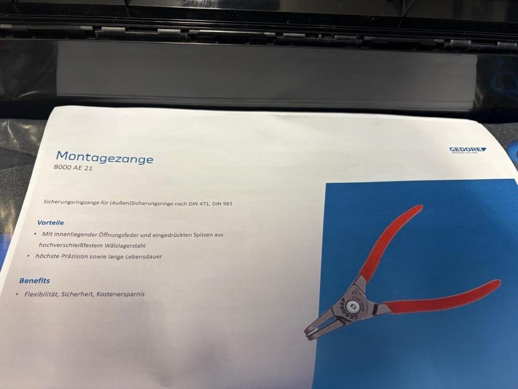 Gedore koffer, oa. Momentsleutel torcofix TF-K100, Trekker, Nieuw, /, /, Ophalen of Verzenden