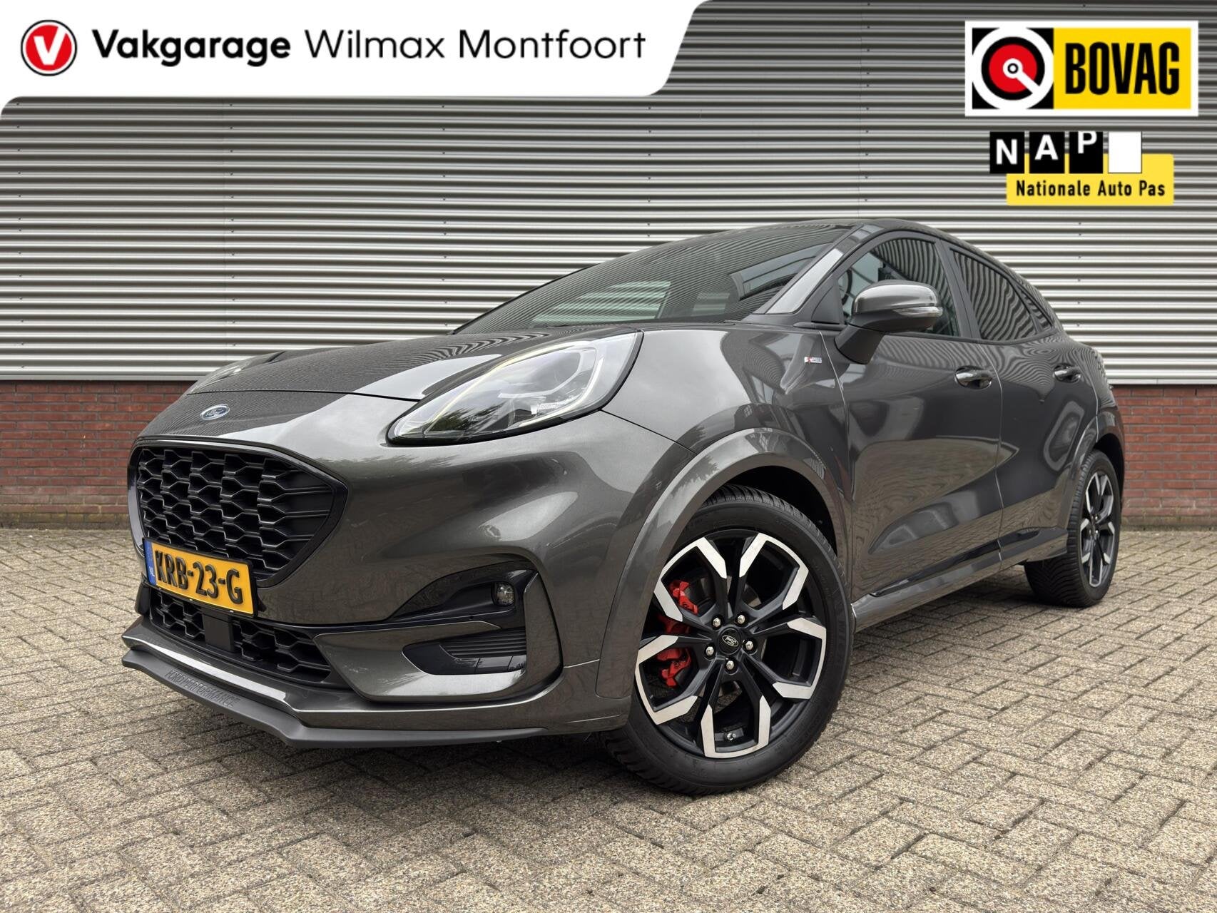 Ford Puma 1.0 EcoBoost Hybrid ST-Line X|B&O|Automaat|Trekhaa, Auto's, Ford, Met garantie (alle), Leder en Stof, 23 km/l, Bedrijf